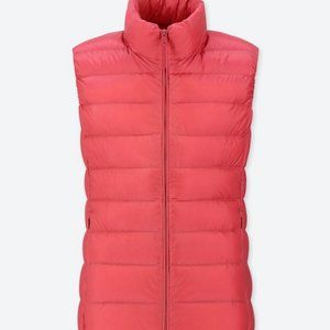 NWT Uniqlo Red Ultra Light Down Puffer Vest